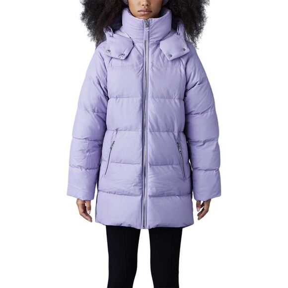 Mackage WomensKarsyn-Dl Leather Coat Purple
